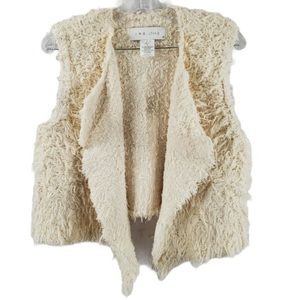 *IRO Bellay Fringe Vest -  Cream - Size 40